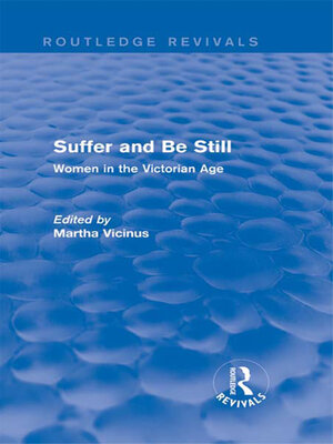 cover image of Suffer and Be Still (Routledge Revivals)